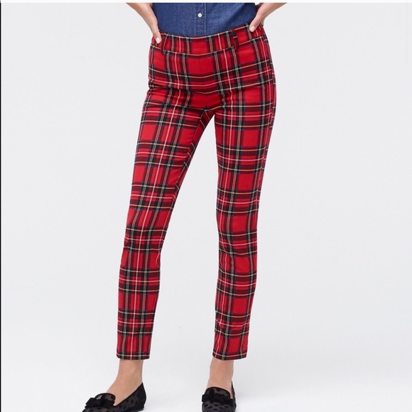 J Crew Winnie Pant In Tartan Plaid 